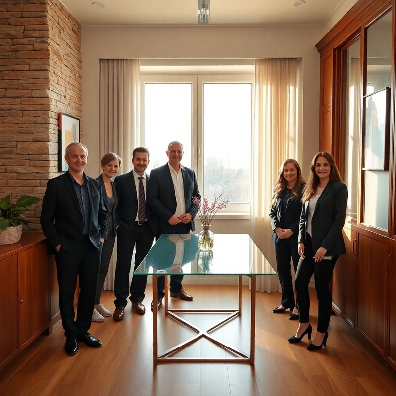 Echipa Grup Pop într-un birou de consultanță din Oradea, lumină naturală caldă